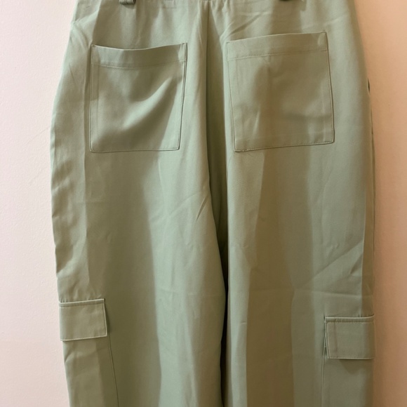 Revolve 4TH & RECKLESS L Light Green Kylah Cargo Trousers - Picture 7 of 10